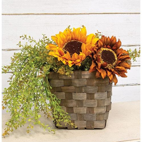 Basket with Flowers Inside