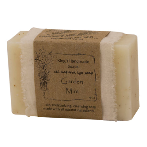 Garden mint bar soap.
