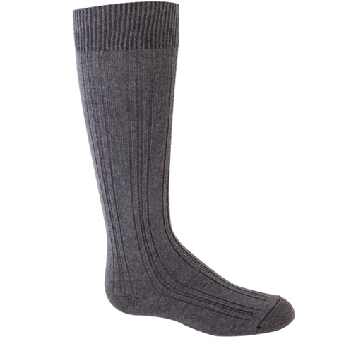 Charcoal's girl's knee-high sock.
