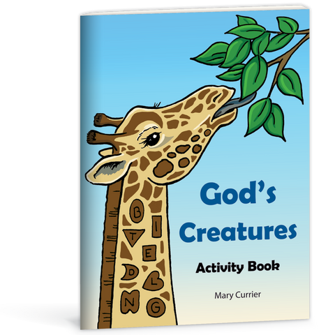 God's Creatures Activity Book by Mary Currier 9780878132584