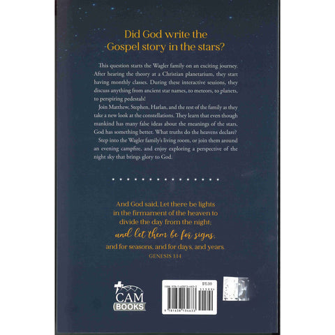 back cover, God's Story in the Stars EN3297