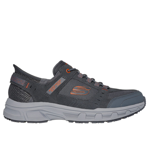 Gray Men's Slip-ins Relaxed Fit Oak Canyon Shoes 237450