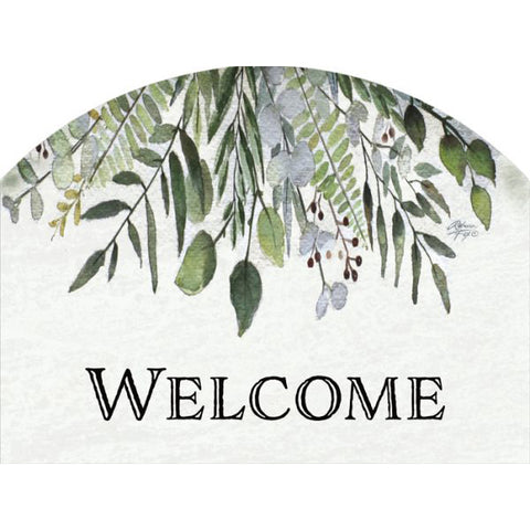 Spring & Summer Outdoor Decor Plaque Green Swag