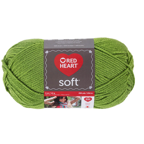 Guacamote green Red Heart yarn.