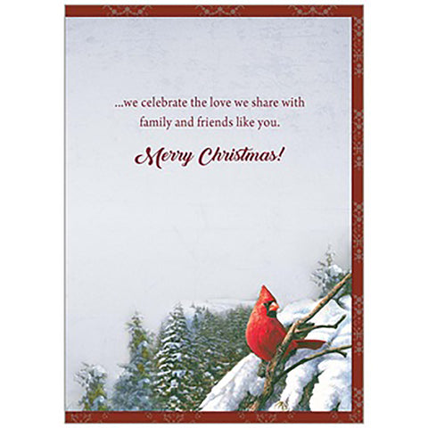 Cardinals Christmas Card Inside