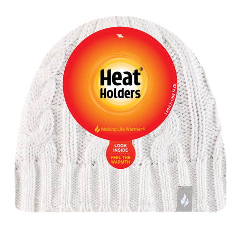 Cream heat holder hat
