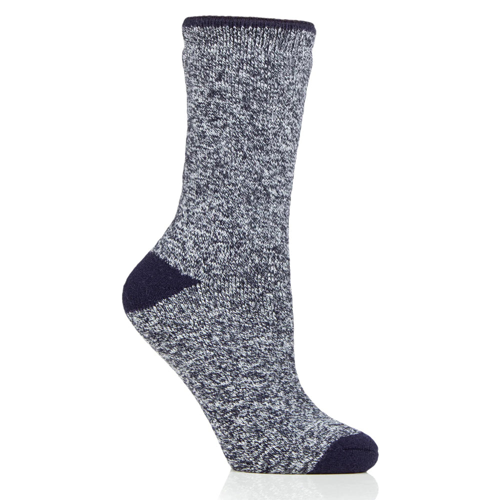  Loose Fit Stays Up Marled Merino Wool Men's and Women's Sock 2  Pack (Small Purple Label, Black Marled) : Clothing, Shoes & Jewelry