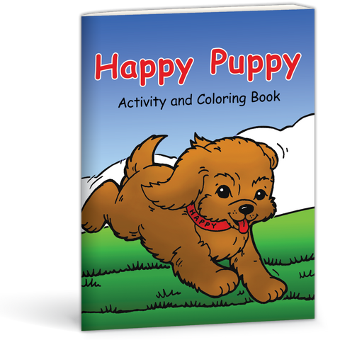 Happy Puppy Activity and Coloring Book by Mary Currier 9780878137077