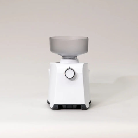 NutriMill Impact White Grain Mill showing back