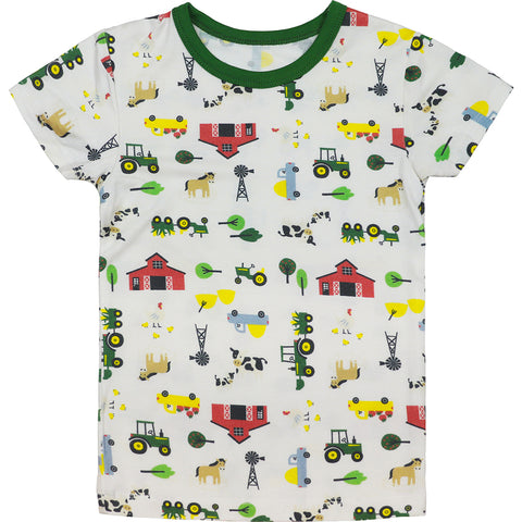 Short-Sleeve Farmland Pajama Shirt