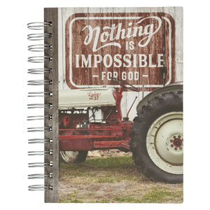Front Cover of Nothing Is Impossible Wirebound Journal