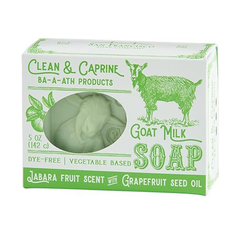 Jabara Clean & Caprine Goat Milk Bar Soap 5 oz 03764