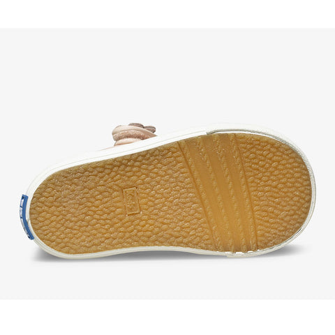 Keds Little Kids Ella mary jane-style strap shoe in pink, showing sole