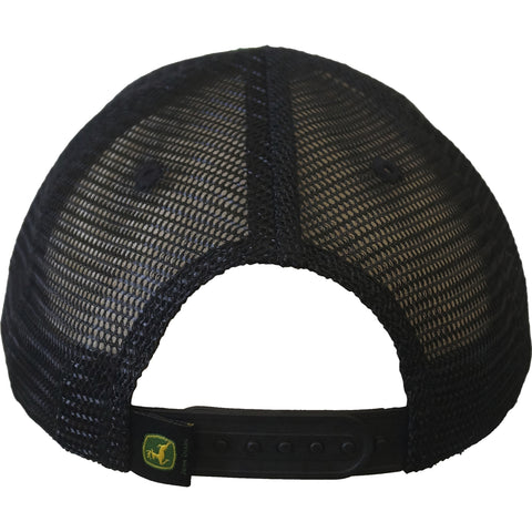 Mesh back of cap.