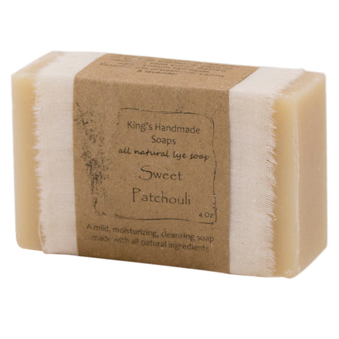 Sweet patchouli bar soap.