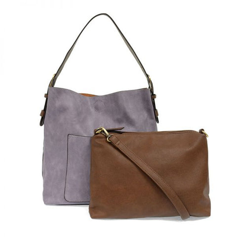 Dusty Amethyst Classic Hobo Handbag L8008-106