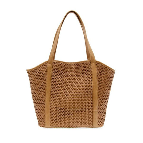 Cocoa Haven Open Weave Tote