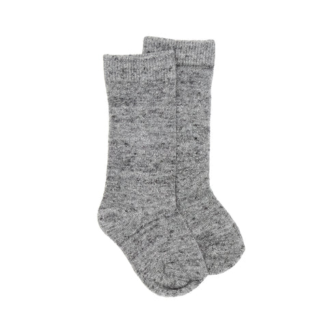 heather gray, Girls' Glitter Knee-High LA2002