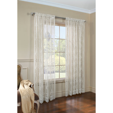 Shell Lace Curtain panels.