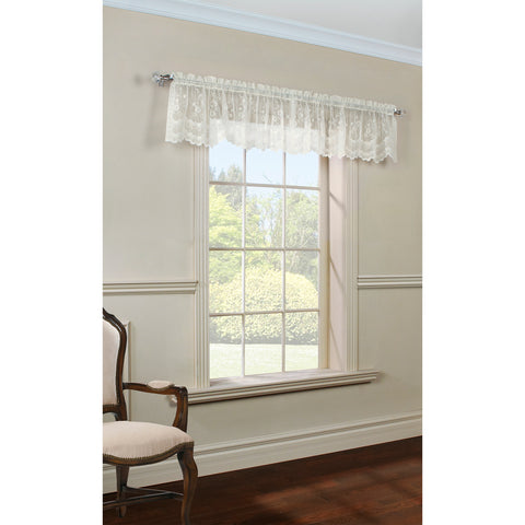 Shell lace valance.