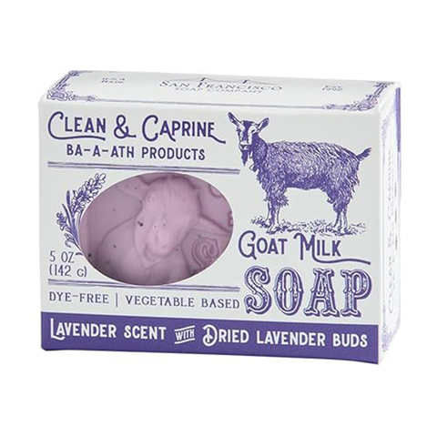 Lavender Clean & Caprine Goat Milk Bar Soap 5 oz 03764