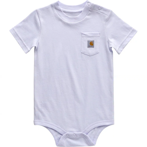 Lavender Infants' Short Sleeve Pocket Bodysuit CA5009