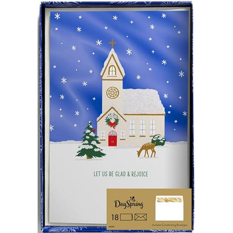 Let Us Be Glad and Rejoice Boxed Christmas Cards U4237