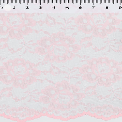 Light Pink lace fabric.