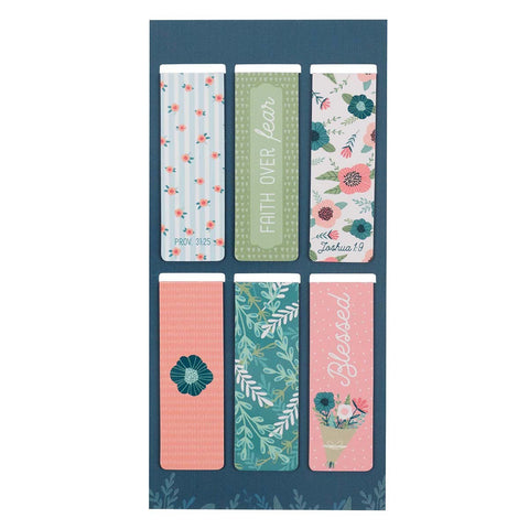 Floral Garden Magnetic Bookmarks Set MGB067