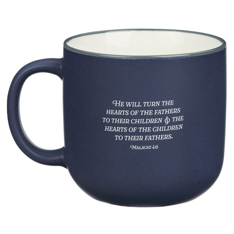 I Love You, Dad Navy Blue Coffee Mug MUG1125
back view