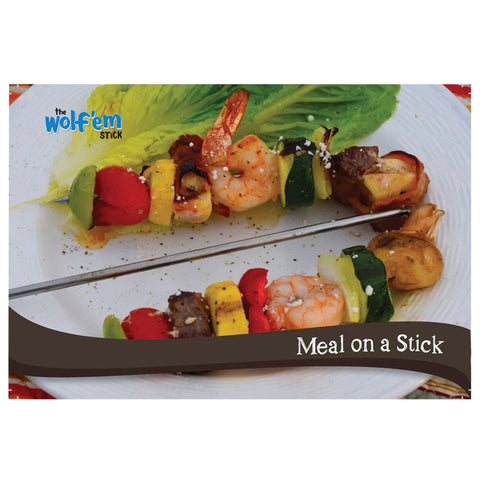Meal on a Stick from the Wolf 'em Camping Time Cookbook