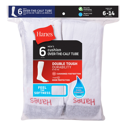 Men's Over the Calf Tube Socks 180L6A