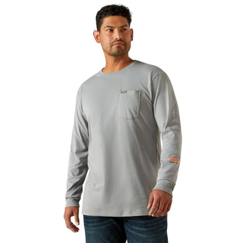 Men's Rebar Cotton Strong Standard Logo Pocket T-Shirt 10062756