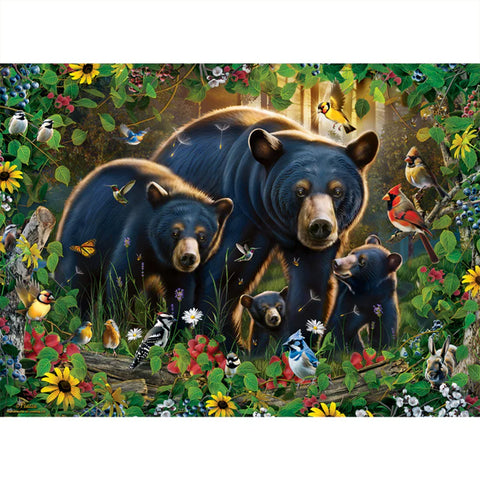 Mossy Oak Black Bears Puzzle 12429 Poster