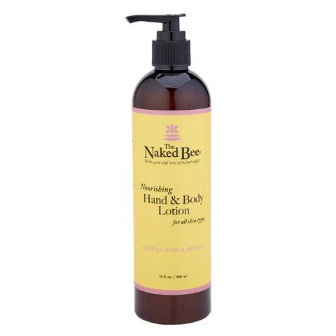 12 oz Vanilla Rose & Honey Lotion