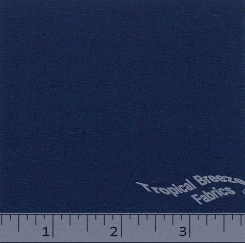 Navy blue Broadcloth fabric.