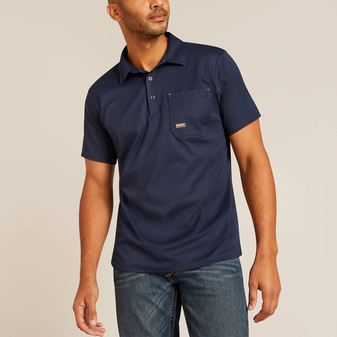 Navy Men's Rebar Foreman Polo 10048617