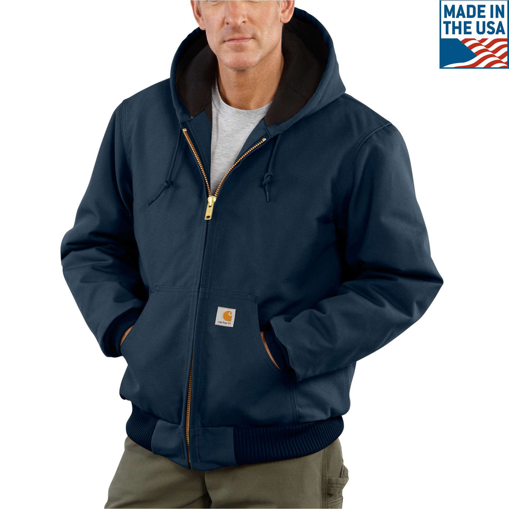 Carhartt Men's Flannel Lined Active Duck Jacket J140 – Good's Store Online