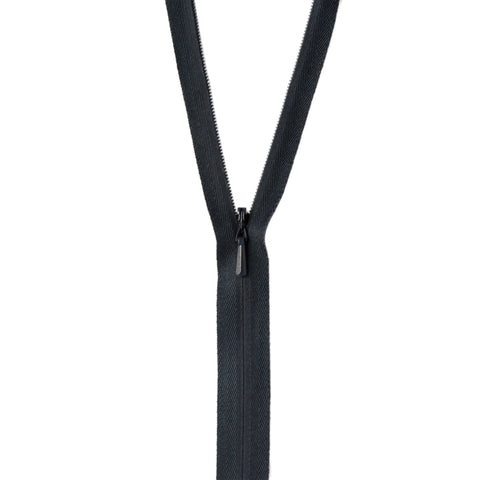 Navy Unique invisible zipper.