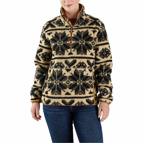 Oatmilk Women's Loose Fit Fleece Pullover 106470