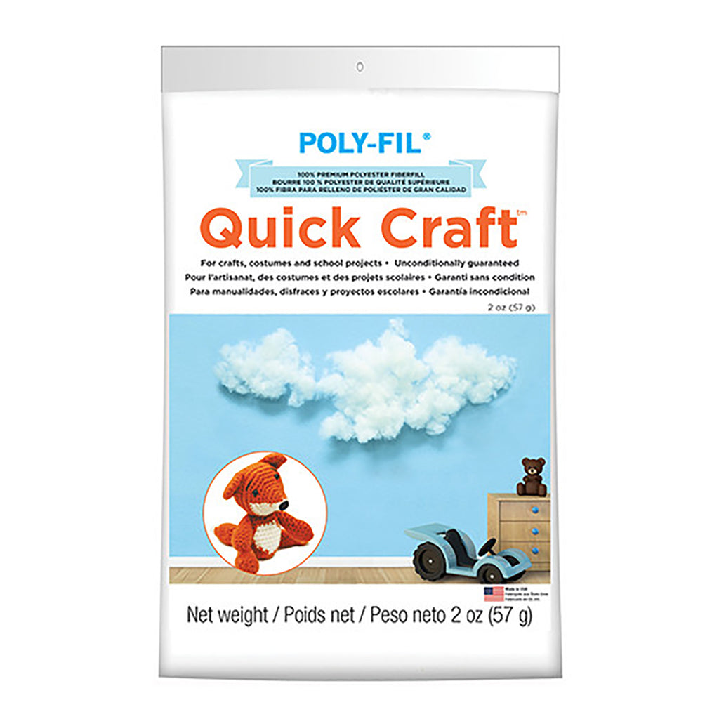 Fairfield Quick Craft Poly-Fil Fiber Fill 2oz Bag PF2QC – Good's Store  Online