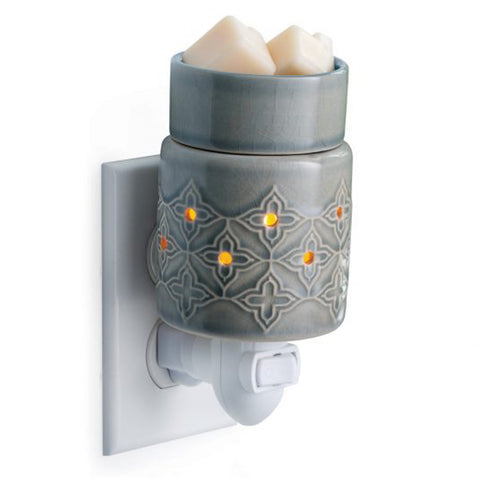 Jasmine Pluggable Fragrance Warmer Plugged in Vertically