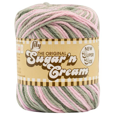 Pink Camo Sugar 'N Cream Yarn Ombre Super Size 3 oz 102019
