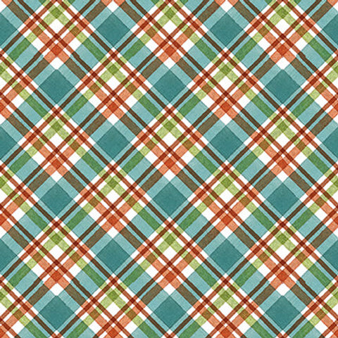 Autumn Blessings Collection Cotton Fabric 33 plaid