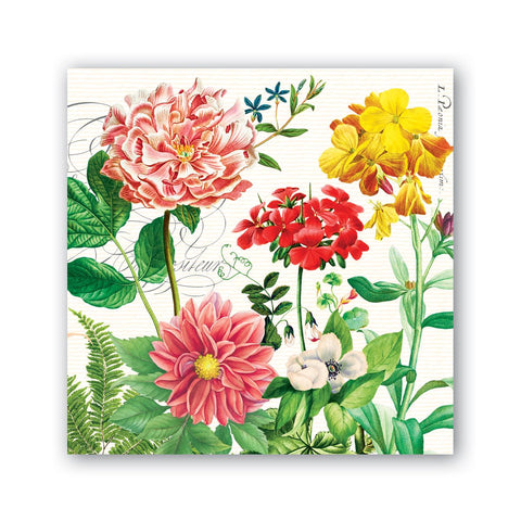 Poppies and Posies Beverage Napkin