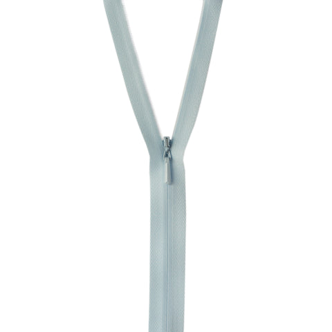 Powder Blue Unique invisible zipper.