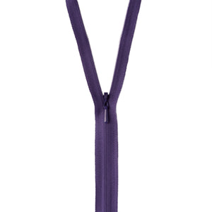 Purple Invisible Zipper.