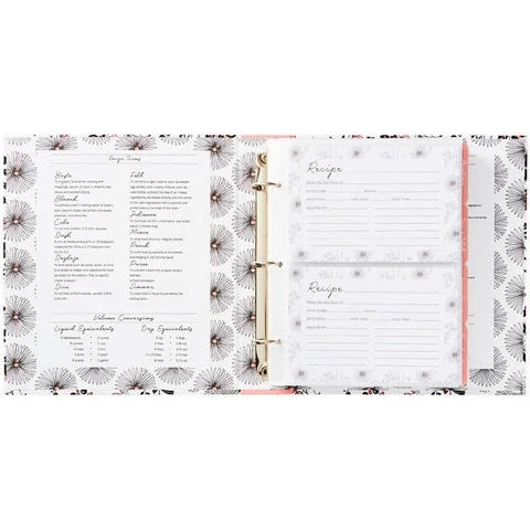 Inside of Recipe Book