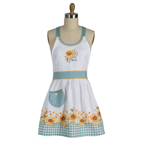 Kay Dee Sunflowers Forever Hostess Apron R7231