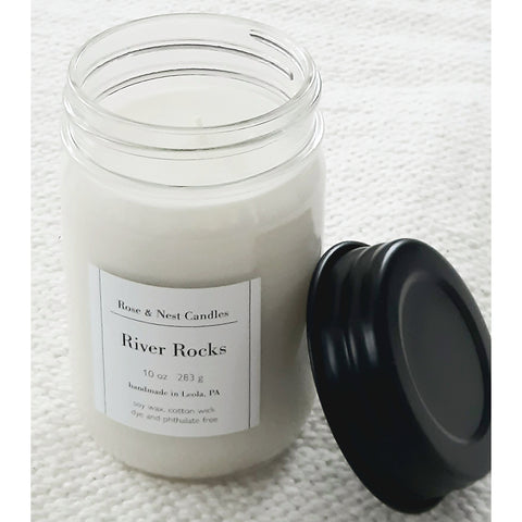 10 oz River Rocks Soy Candle RN-RR